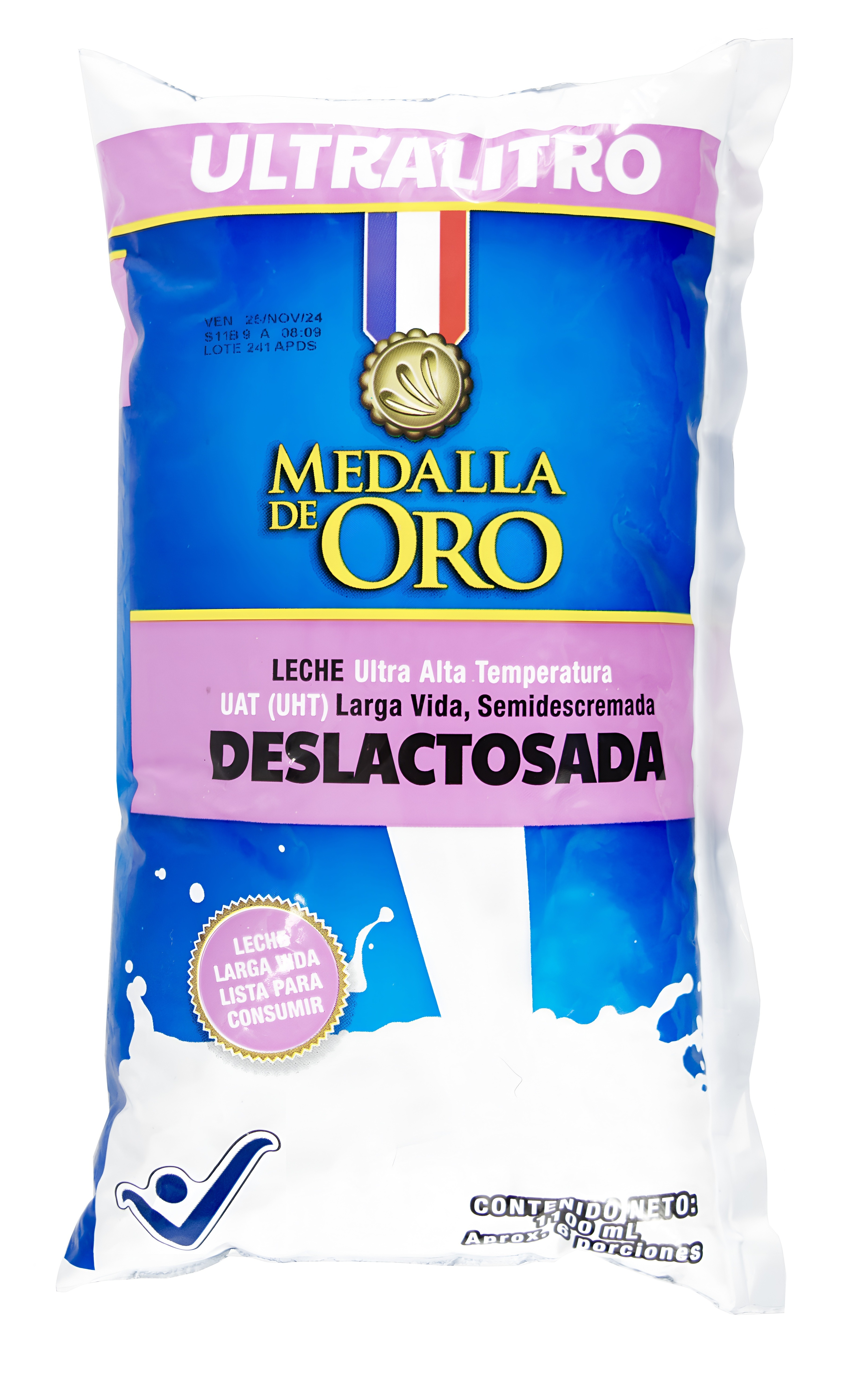 Bolsa de Leche deslactosada